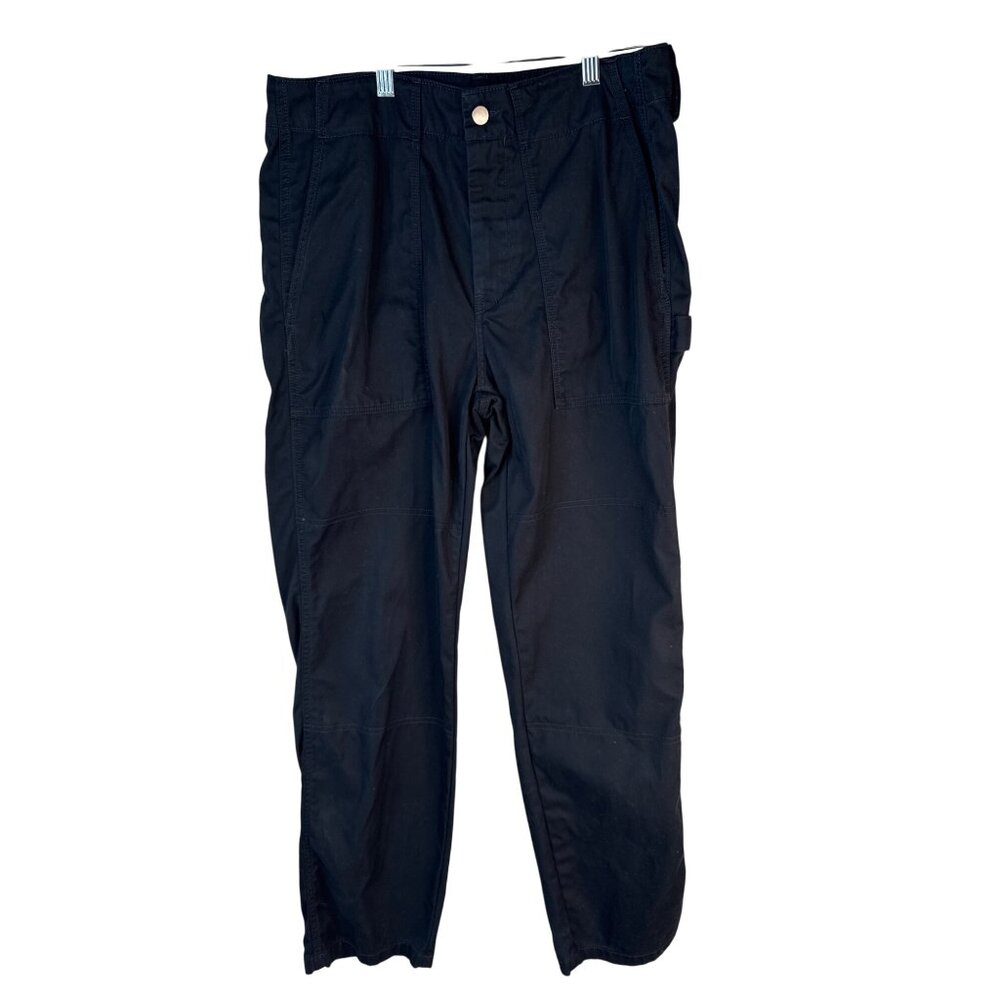 ZARA Origins Size 32 Black Cargo Pants